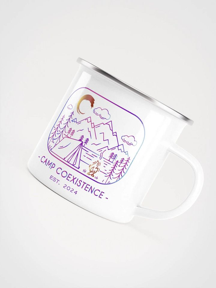 Camp CoExistence Enamel Mug product image (1)