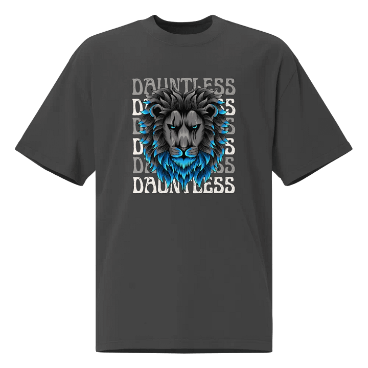 Intense Lion Graphic Oversized Tee product image (1)
