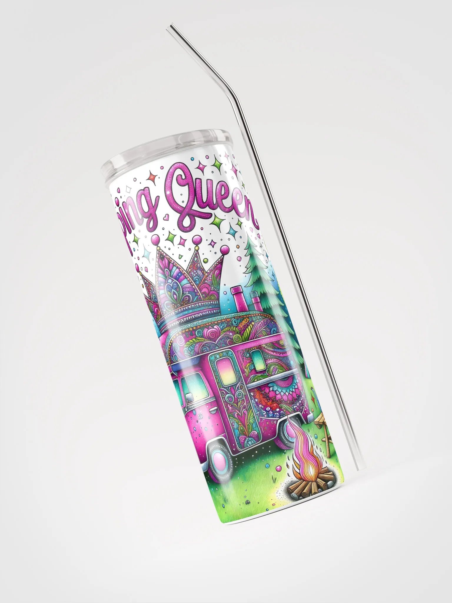 Camping Queen Stainless Steel Tumbler product image (4)