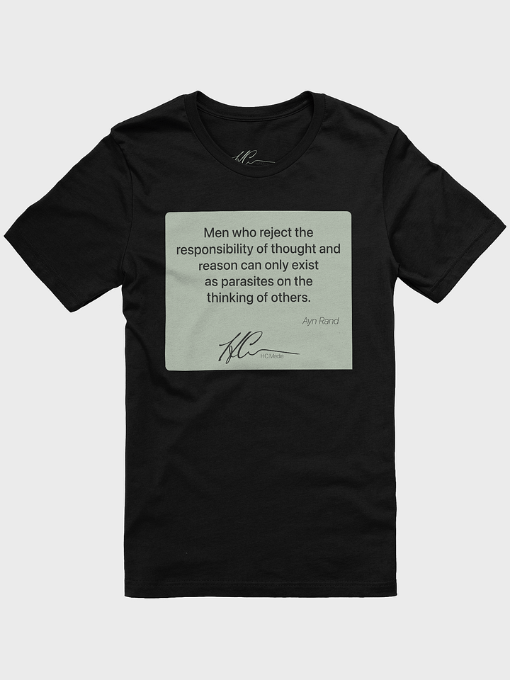 Ayn Rand Q5 - T-Shirt Olive product image (1)