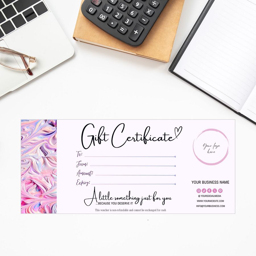 Emily - Gift Certificate Template product image (4)