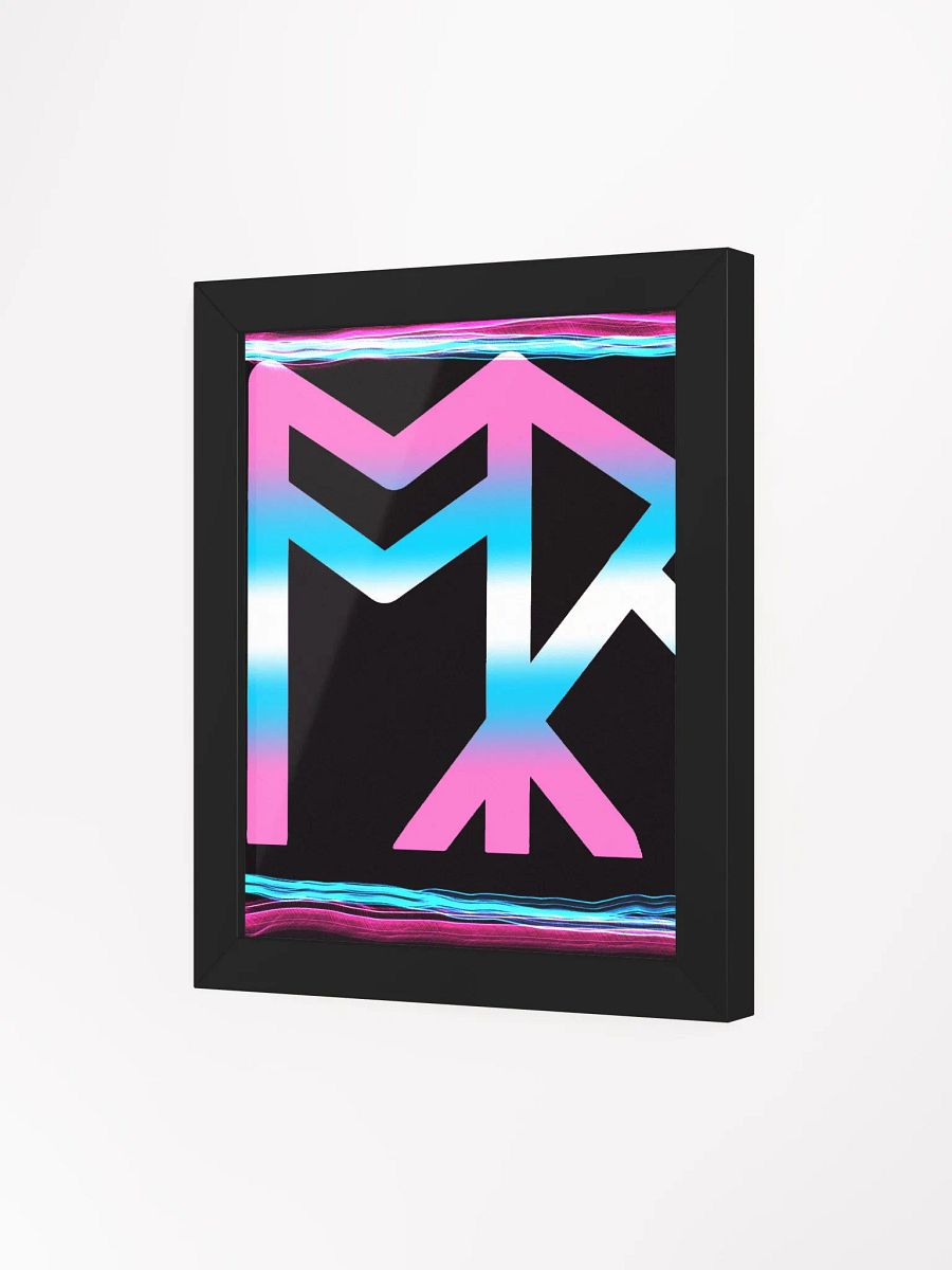 ToRk Rune Framed High-Quality Matte Poster (Trans Tones) product image (3)