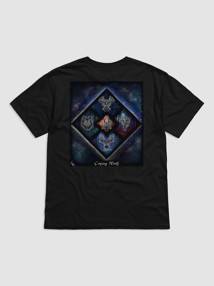 Crying Wolf Galaxy Shirt (Double Sided) product image (2)