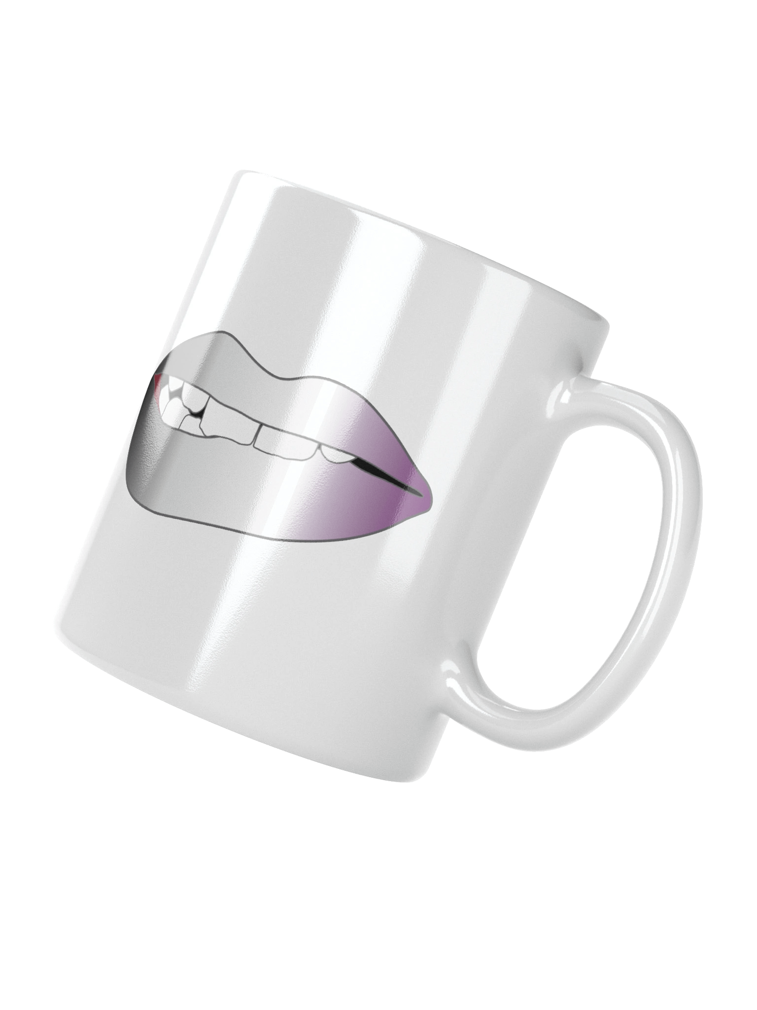 Asexual Pride Gradient Biting Lips Mug product image (2)