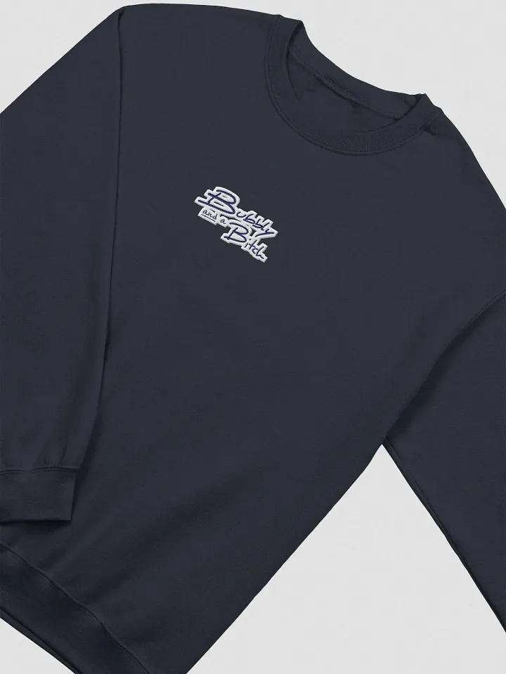 Bubbly and a B*tch embroidered crewneck (monochrome navy) product image (1)