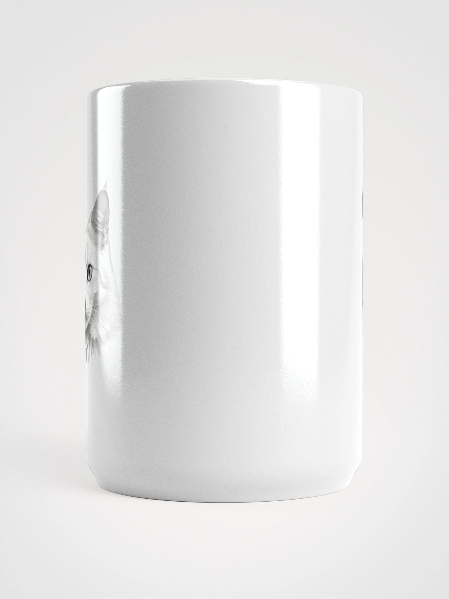 Elegant Cat Sketch Mug product image (5)