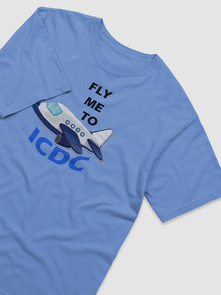 Fly me to ICDC graphic tee product image (3)