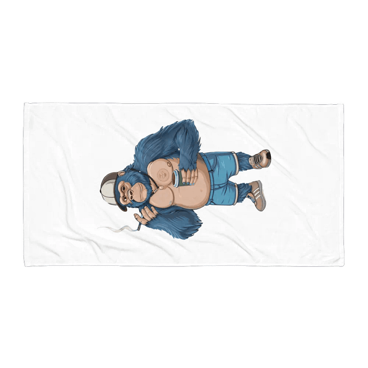 Blue Gorilla Sublimated Towel product image (1)
