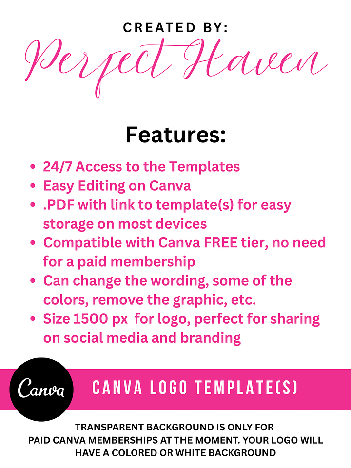 Logo Design - Heat Press Theme 111625 - Digital Download - Edit in Canva product image (2)