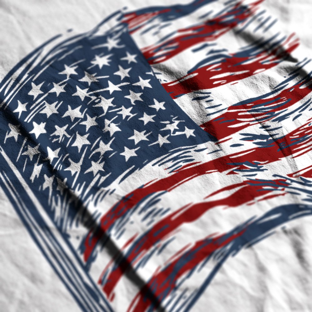 God Bless America Wavy Flag product image (3)