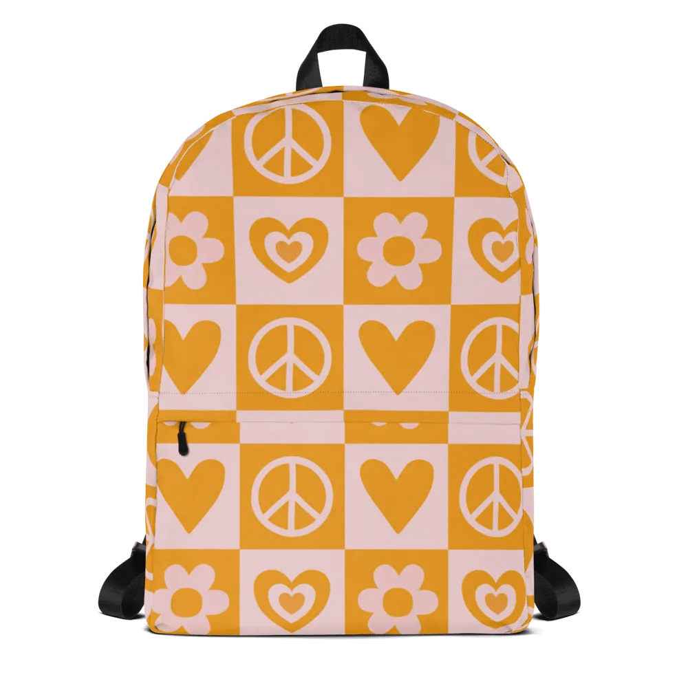 Peace, Love, and Harmony Backpack product image (1)