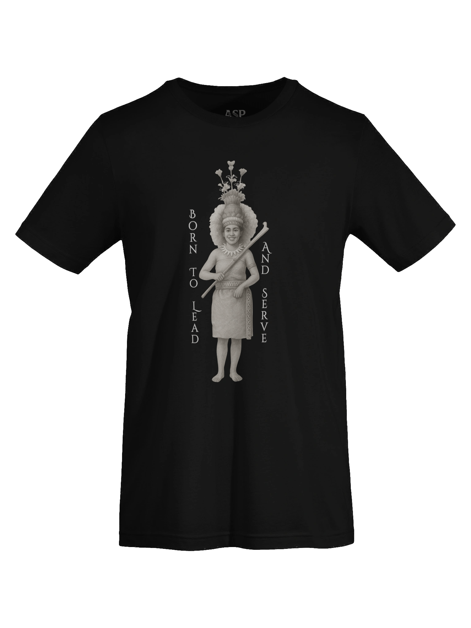 Traditional Samoan Taupou T-Shirt – Cultural Island Design | Fa’aSamoa Heritage Tee by ASP Apparel product image (7)