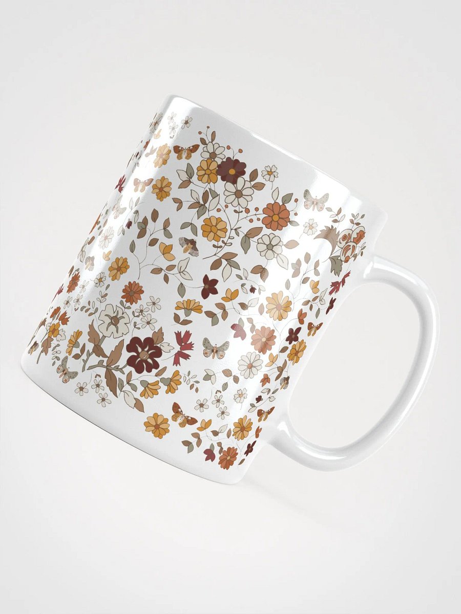 Retro Boho Butterfly Floral Ceramic Mug product image (6)