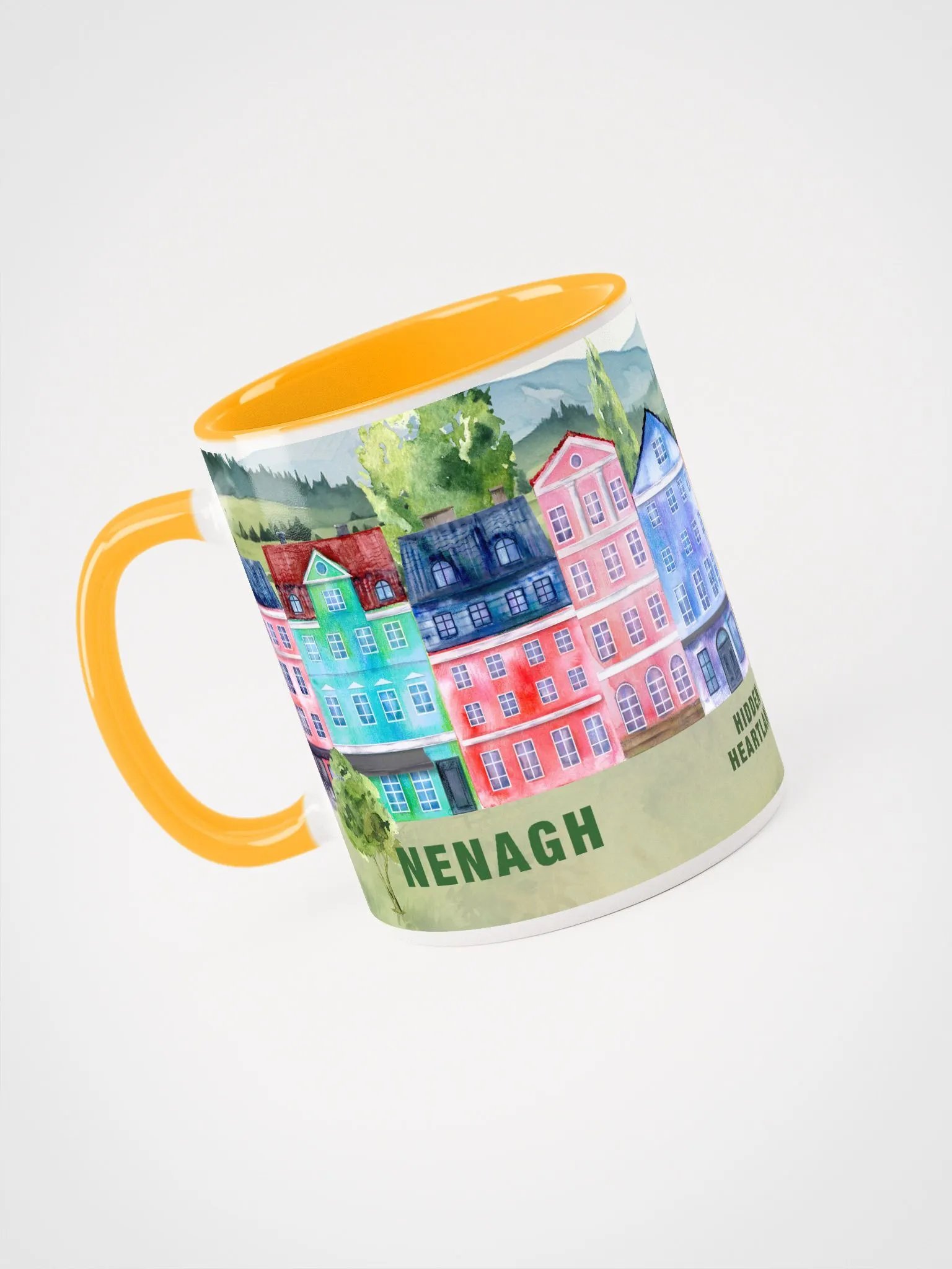 Nenagh: Yellow mug product image (3)