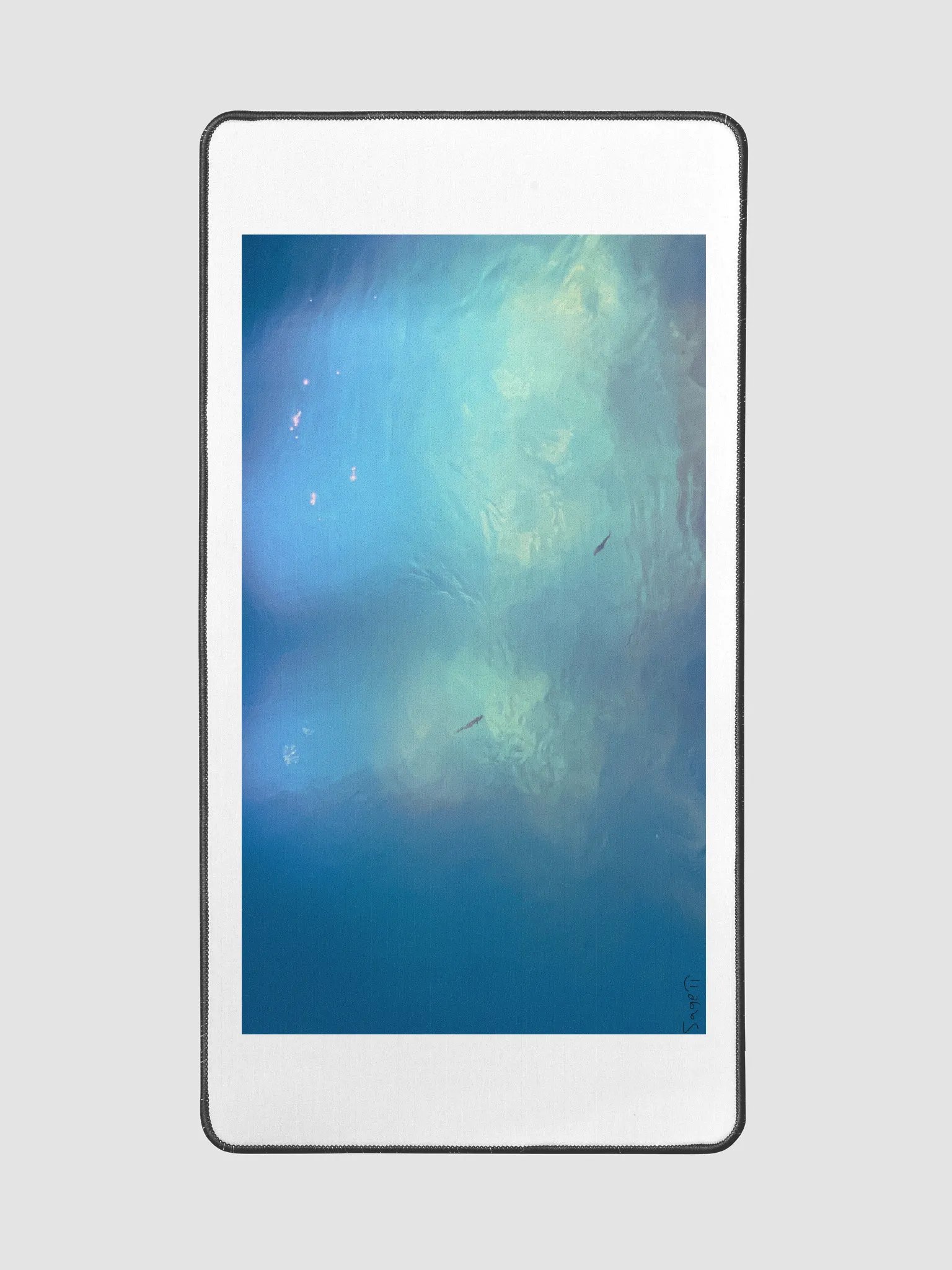 Deskmat, "Light and Shade" by Sage product image (2)