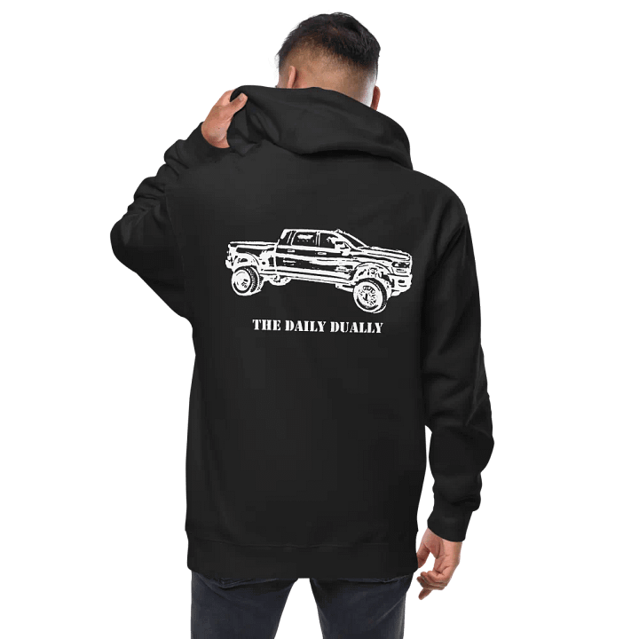 The Daily Dually Zip-Up Hoodie (White Text) product image (1)