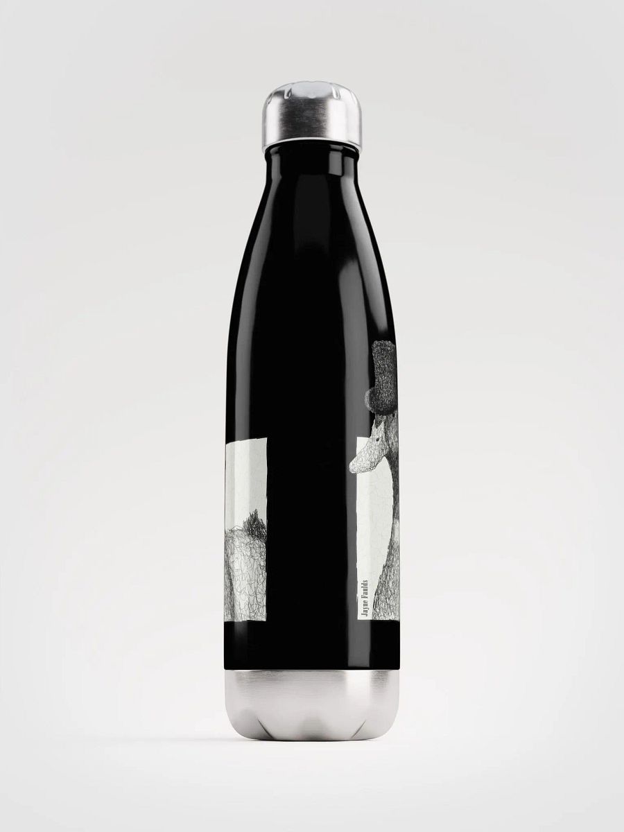 Feathered Gentleman Stainless Steel Water Bottle product image (2)