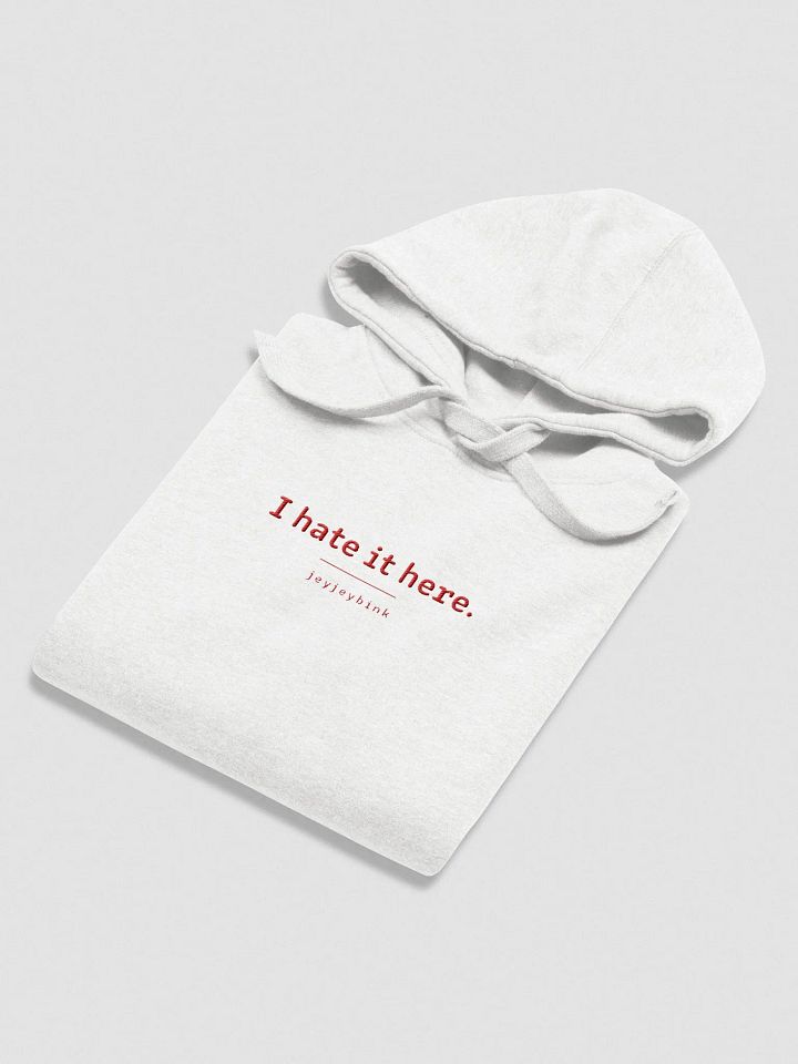 I hate it here - Embroidered hoody product image (26)
