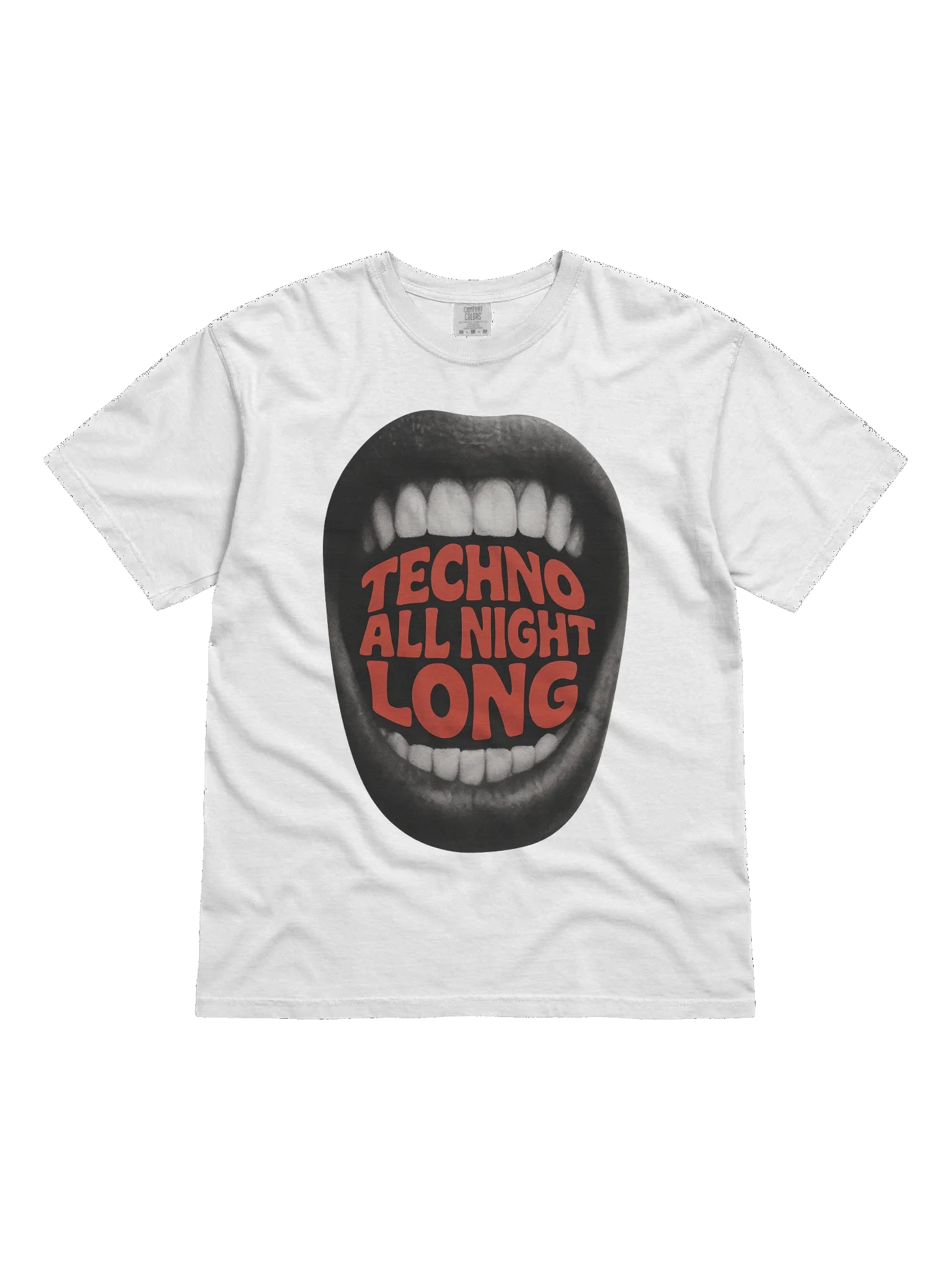 TECHNO ALL NIGHT LONG – Rave-Ready Statement Design product image (1)