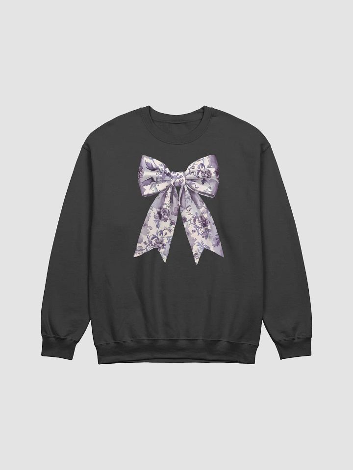 Floral Bow "Coquette Cutesy" Crewneck Sweatshirt product image (5)