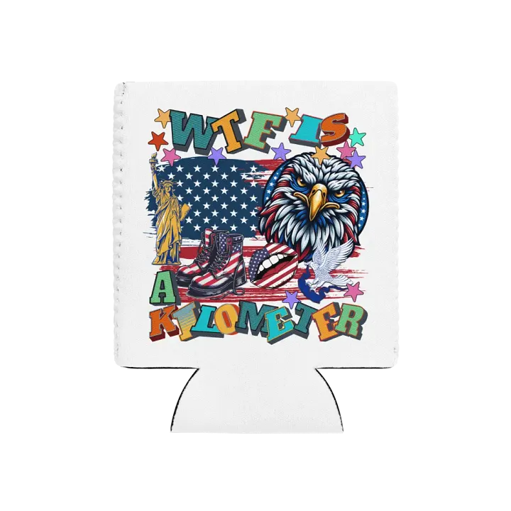 WTF Is A Kilometer American Eclectic Can Cooler product image (1)
