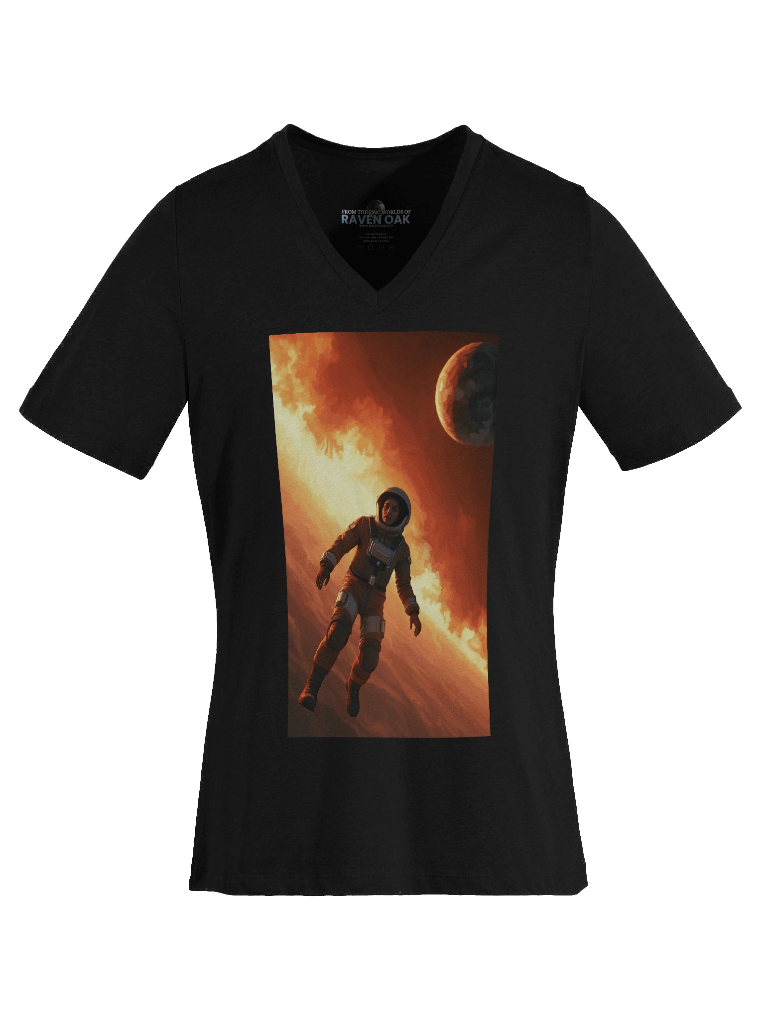 World on Fire Women's V-Neck Shirt product image (29)