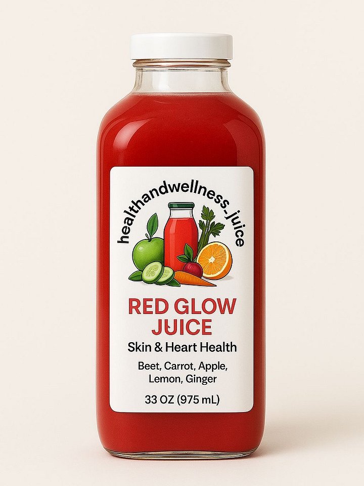 Red Glow Juice – Skin & Heart Health 32 oz product image (1)
