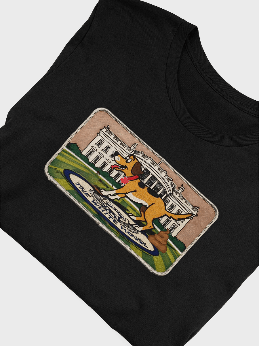 Bella+Canvas White House Dog Cartoon T-Shirt product image (51)