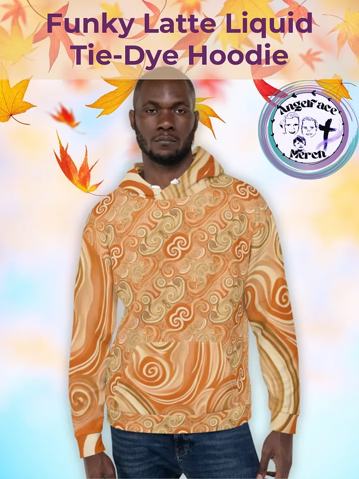 Funky Latte Liquid Tie-Dye Hoodie product image (1)