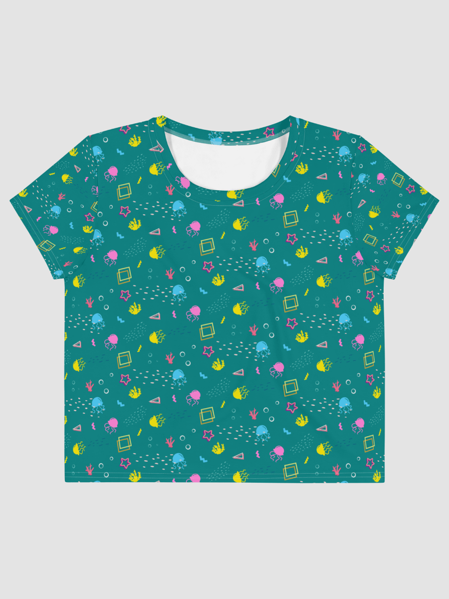 Shifty Seas pattern crop tee product image (2)