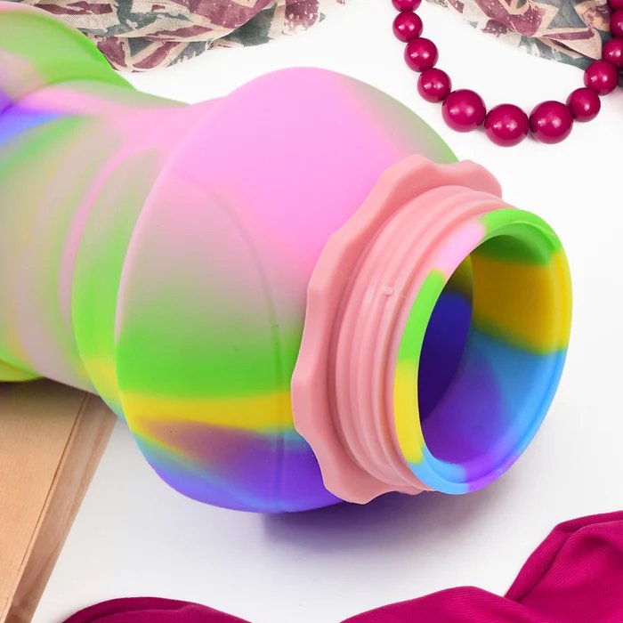 Flexible Collapsible Silicone Sports Water Bottle (260 ML / 20 CM Folding) product image (3)