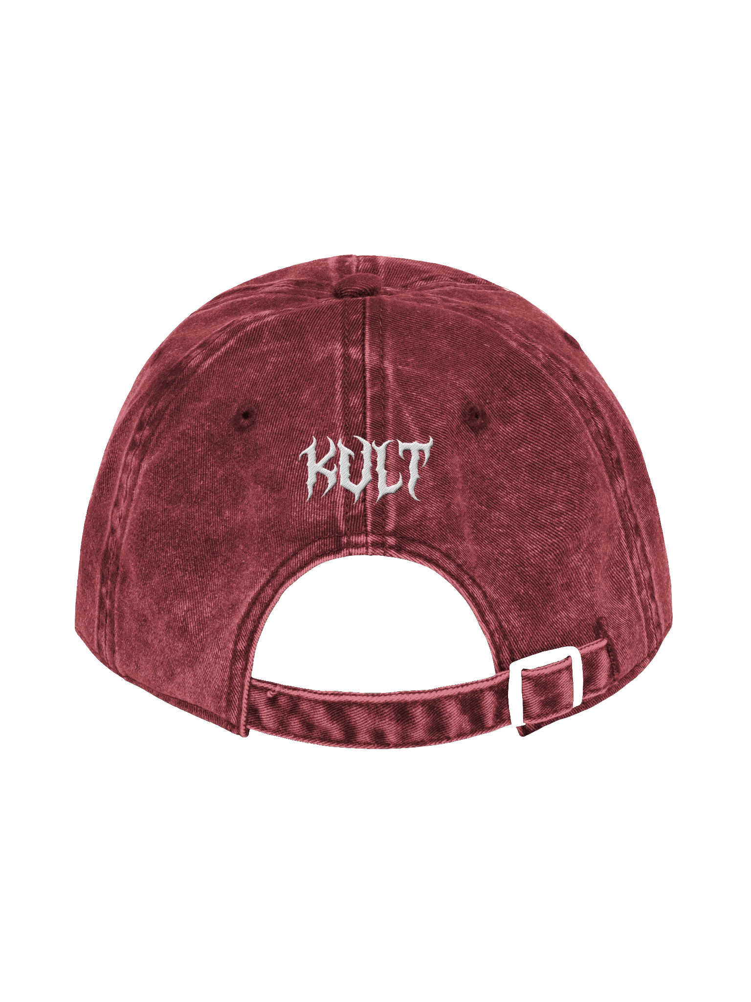 Kat Kult Vintage Wash Dad Hat (White logo) product image (10)