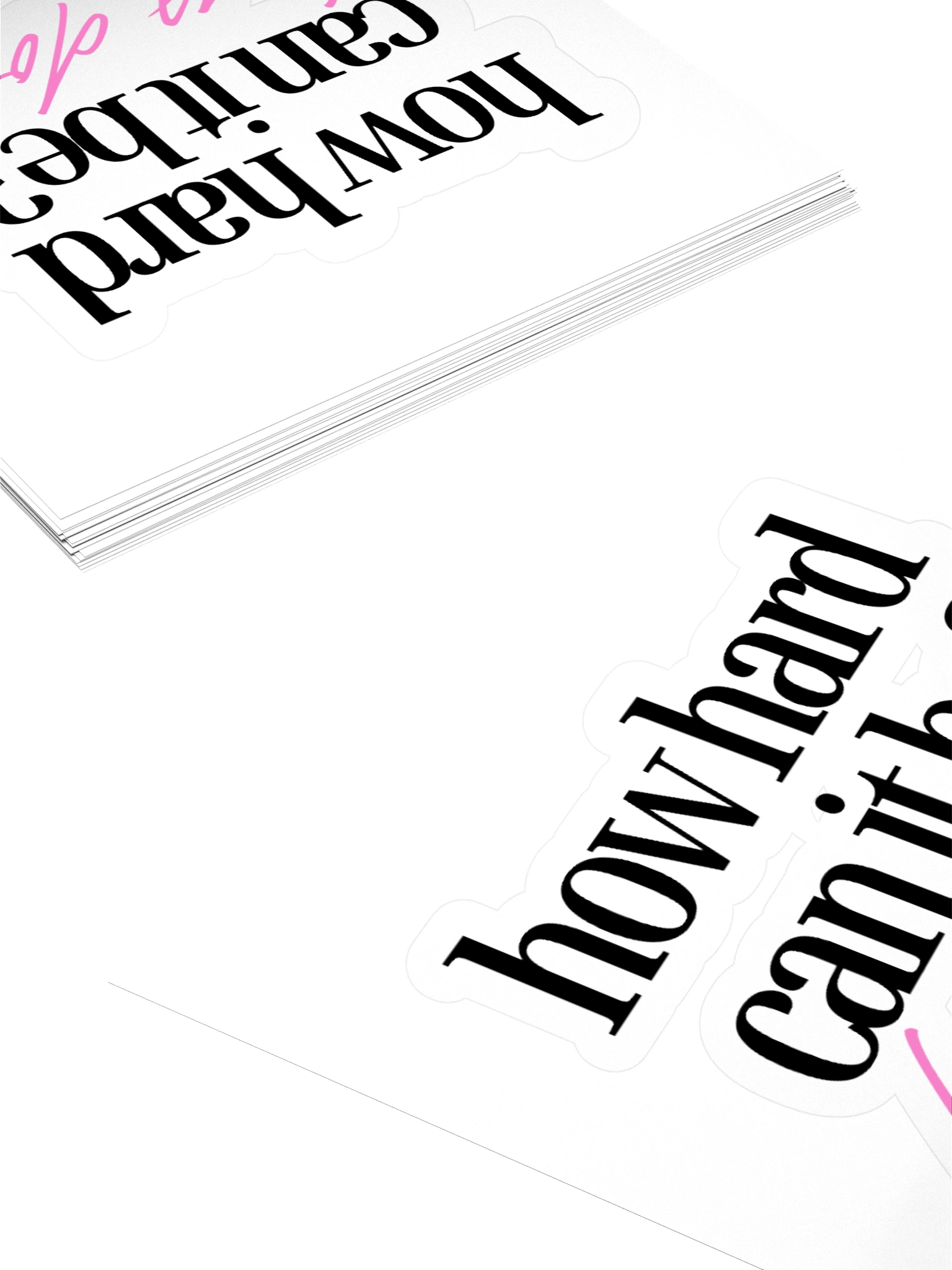 HHCIBBDI Pink Sticker product image (4)