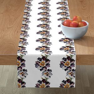 Seamless Pattern - Vertical Floral Stripes in Shades of Red and Gray product image (8)