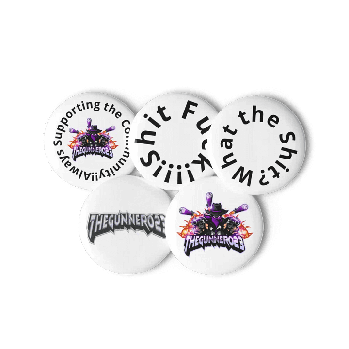 TheGunner023 Pin Button Set product image (2)