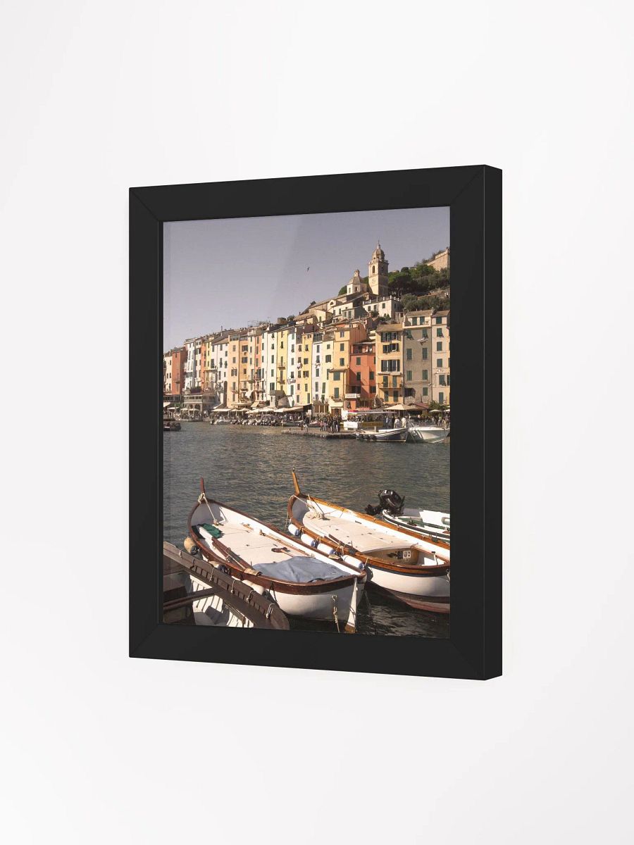 Porto Venere Boats - Framed High-Quality Matte Poster product image (3)
