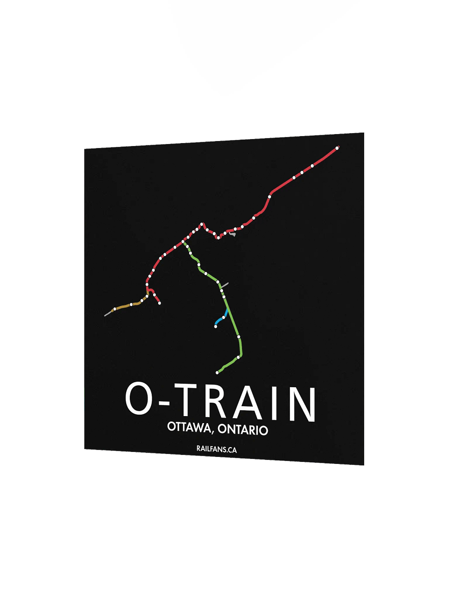 The Rail Fans Canada Transit Map - O-Train product image (3)