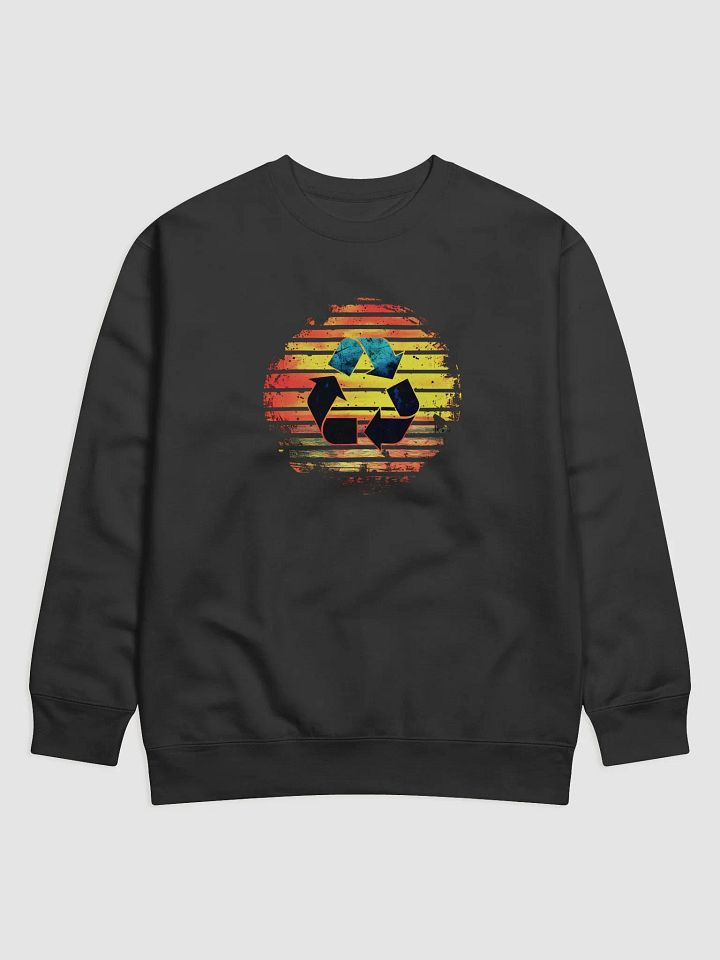 Recycle Me Long Sleeve Sweater – Eco-Friendly Message Pullover product image (3)