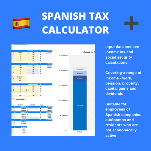 Advanced Spain Income Tax Calculator product image (1)
