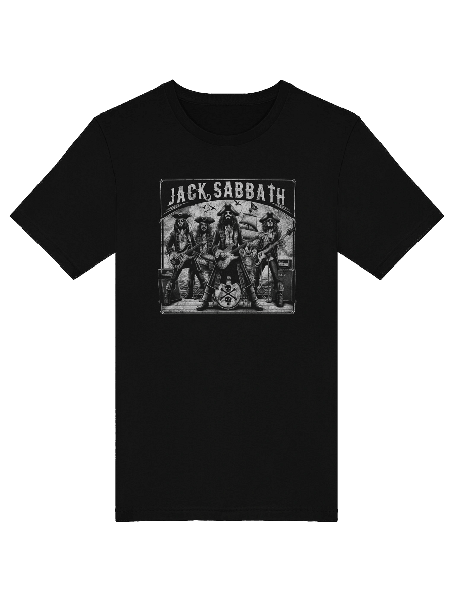 Jack Sabbath T-Shirt – Pirate Jack Sparrow Black Sabbath Parody Band Tee product image (5)