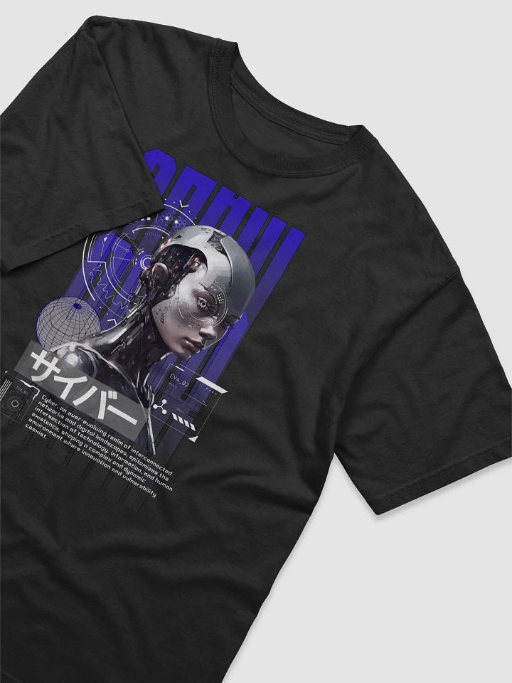 Futuristic Android Blueprint Graphic Tee product image (2)