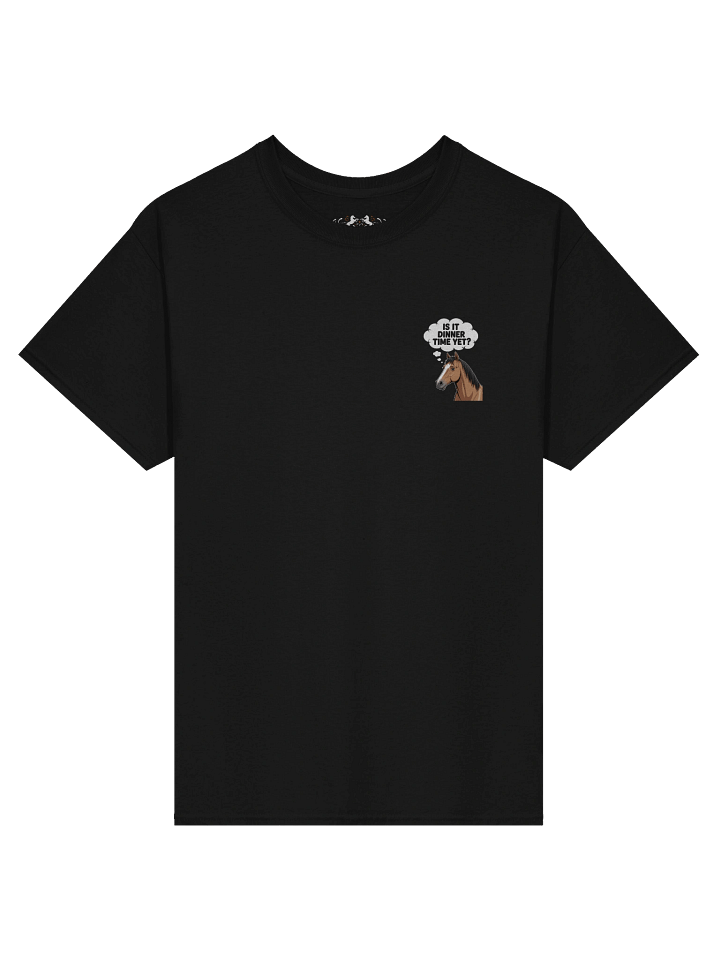 Is It Dinner Time Yet? Pocket Horse Tee product image (1)