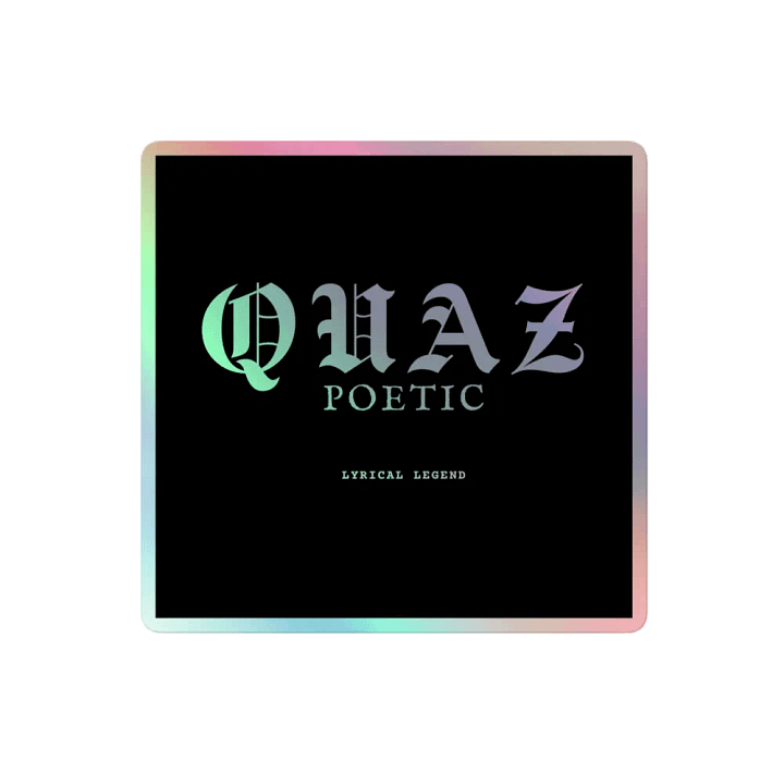 Quaz Poetic Holographic Sticker Sheet product image (2)
