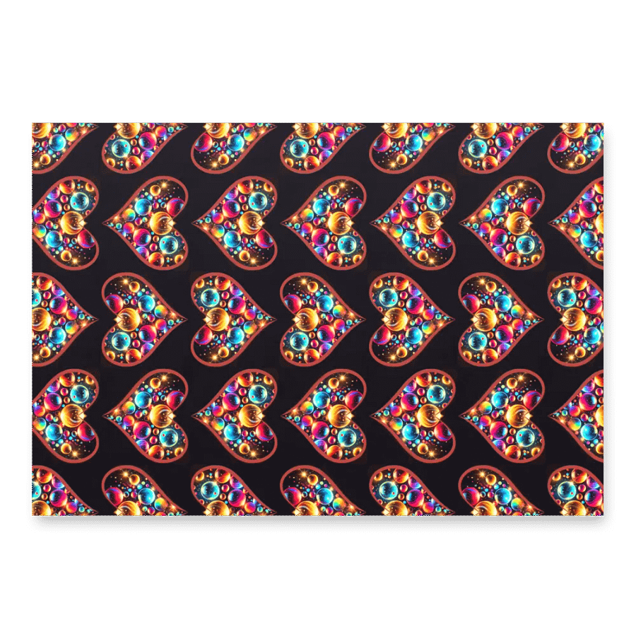 Ornate Hearts Wrapping Paper Set product image (3)