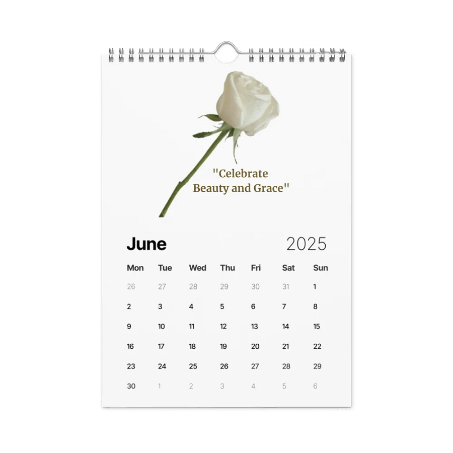 2025 Wildflower Wall Calendar product image (10)