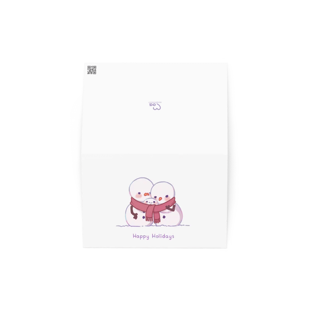 Snowy Hug Holiday Card product image (2)