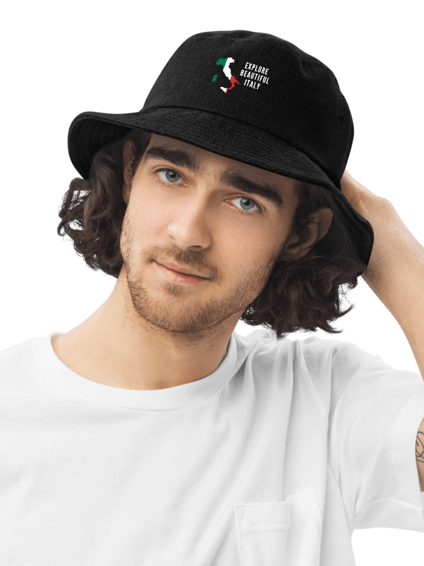 Italian Pride Denim Bucket Hat product image (2)