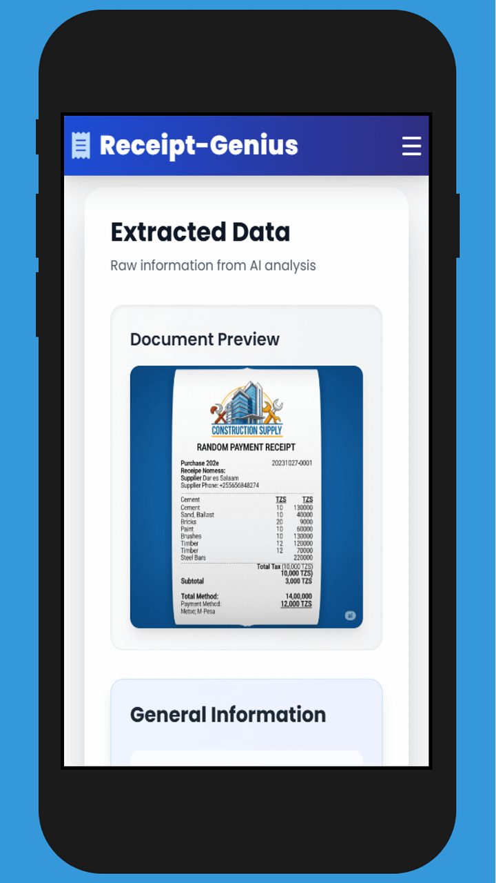 Scan and Digitize Financial Receipts AI software product image (1)