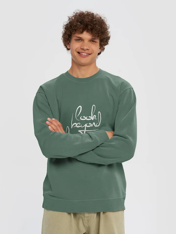Look Beyond Dreams | Independent Trading Co. Unisex Midweight Pigment Dyed Sweatshirt product image (1)