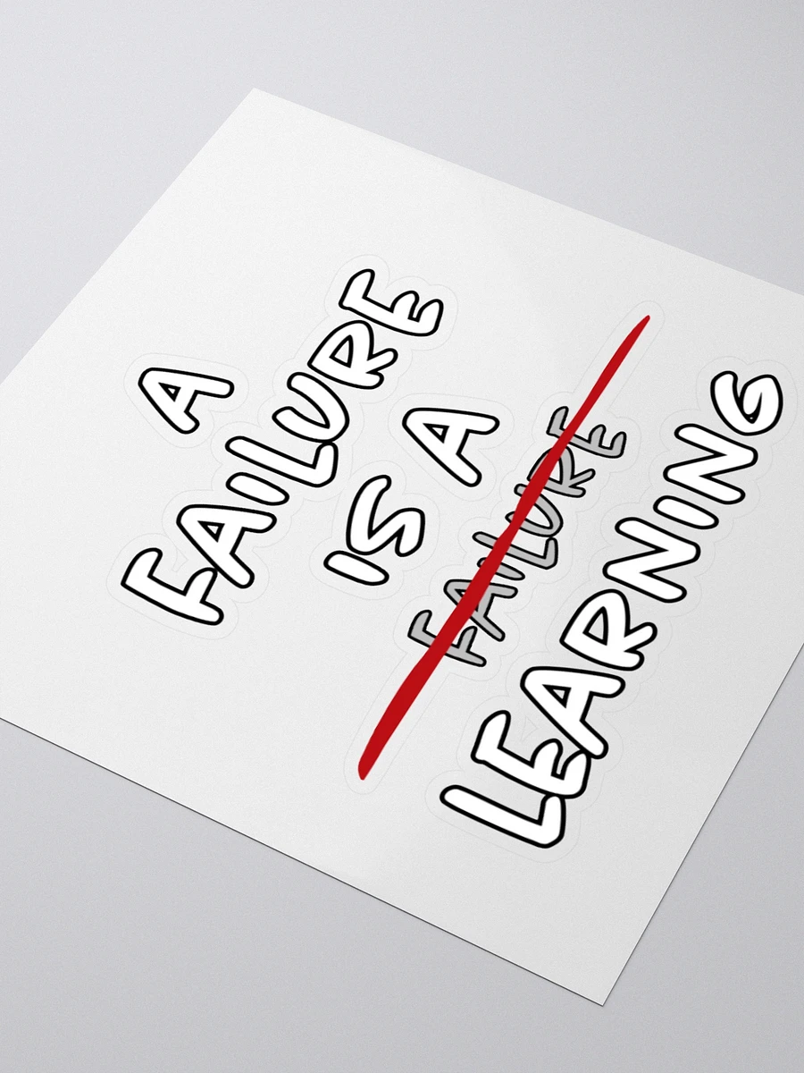 A Failure is a learning - Sticker product image (3)